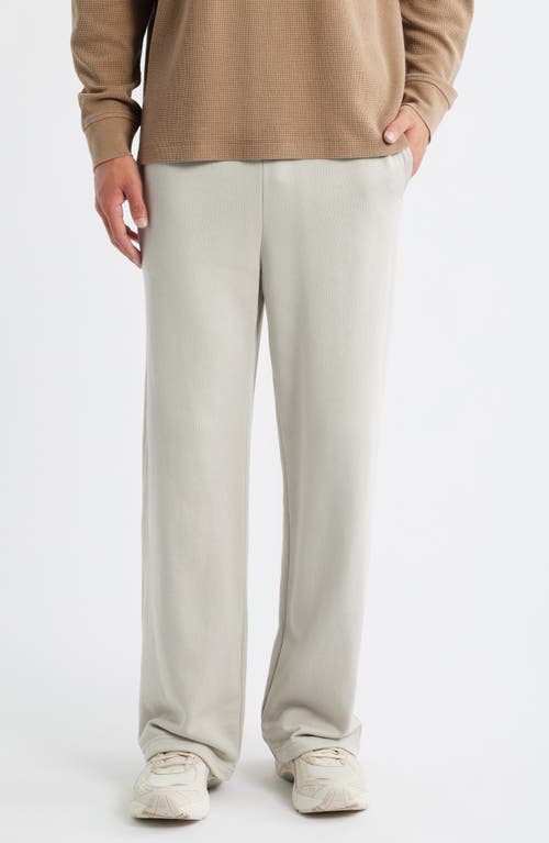 Bp. Silk Terry Wide Leg Pants In Gray