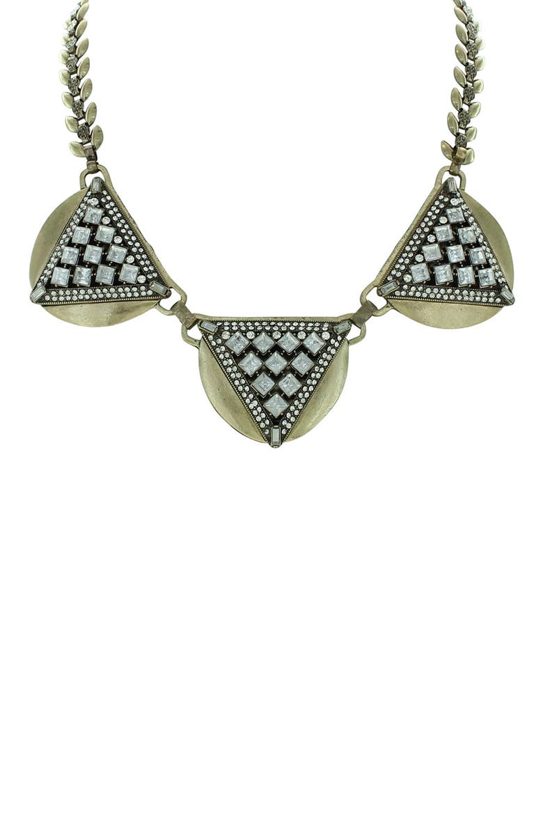 Gold Plated Blair Collar Necklace, Main, color, GOLD