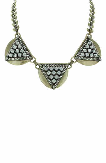 OLIVIA WELLES Gold Plated Blair Collar Necklace
