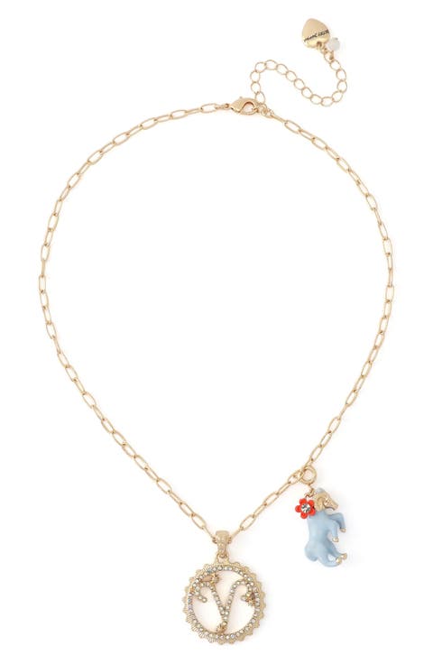 Gemini Charm Pendant Necklace