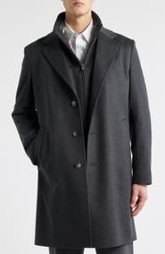 BOSS Jared 3-in-1 Coat with Removable Bib