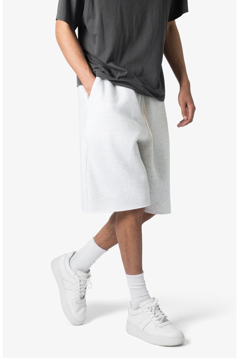 Ultra Baggy Sweat Shorts, Alternate, color, HEATHER GREY
