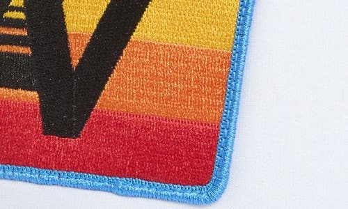 Aviator Nation Logo Rainbow Trucker Hat In White