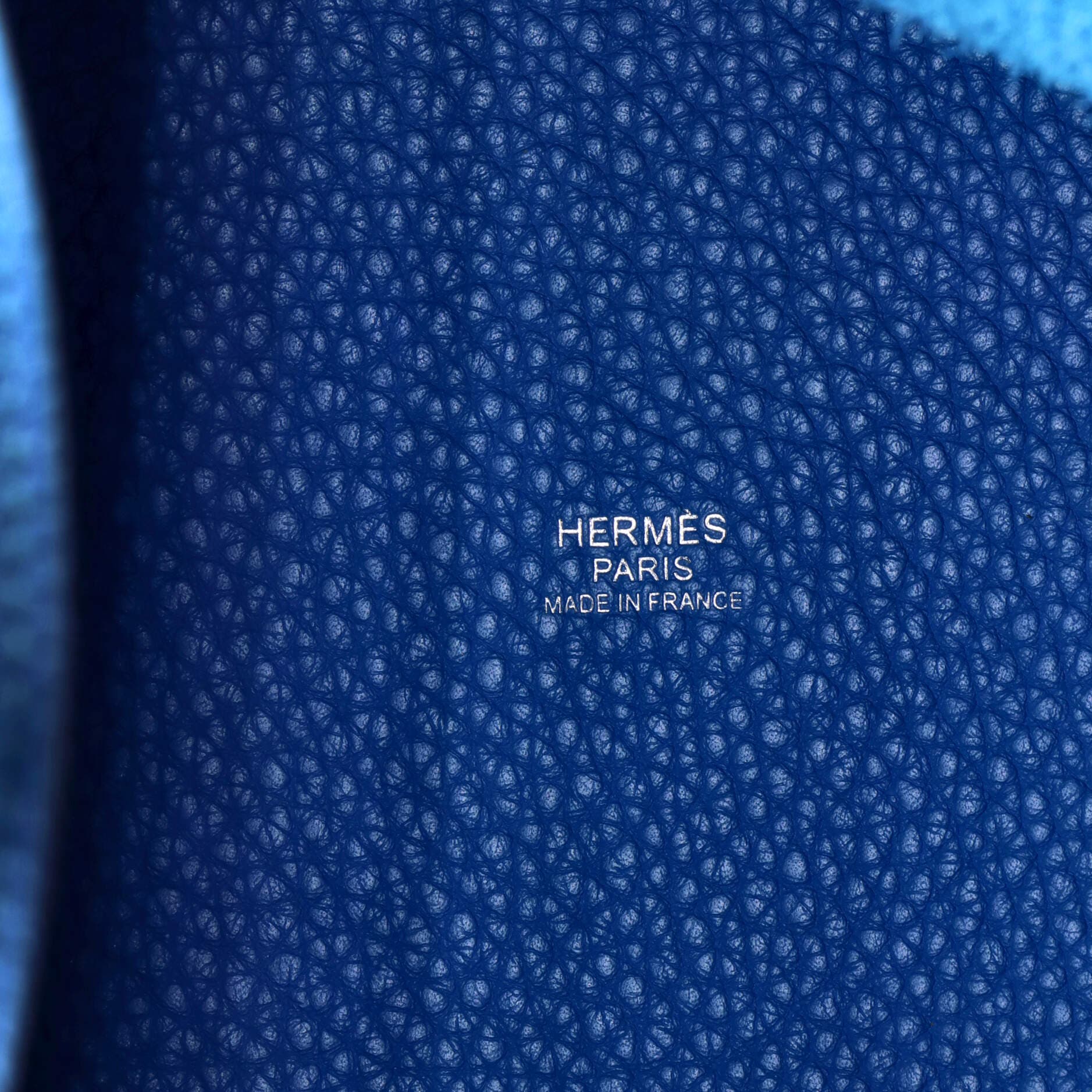 Pre-Owned Hermes Picotin Lock Bag Clemence PM, Alternate, color, Bleu Zanzibar