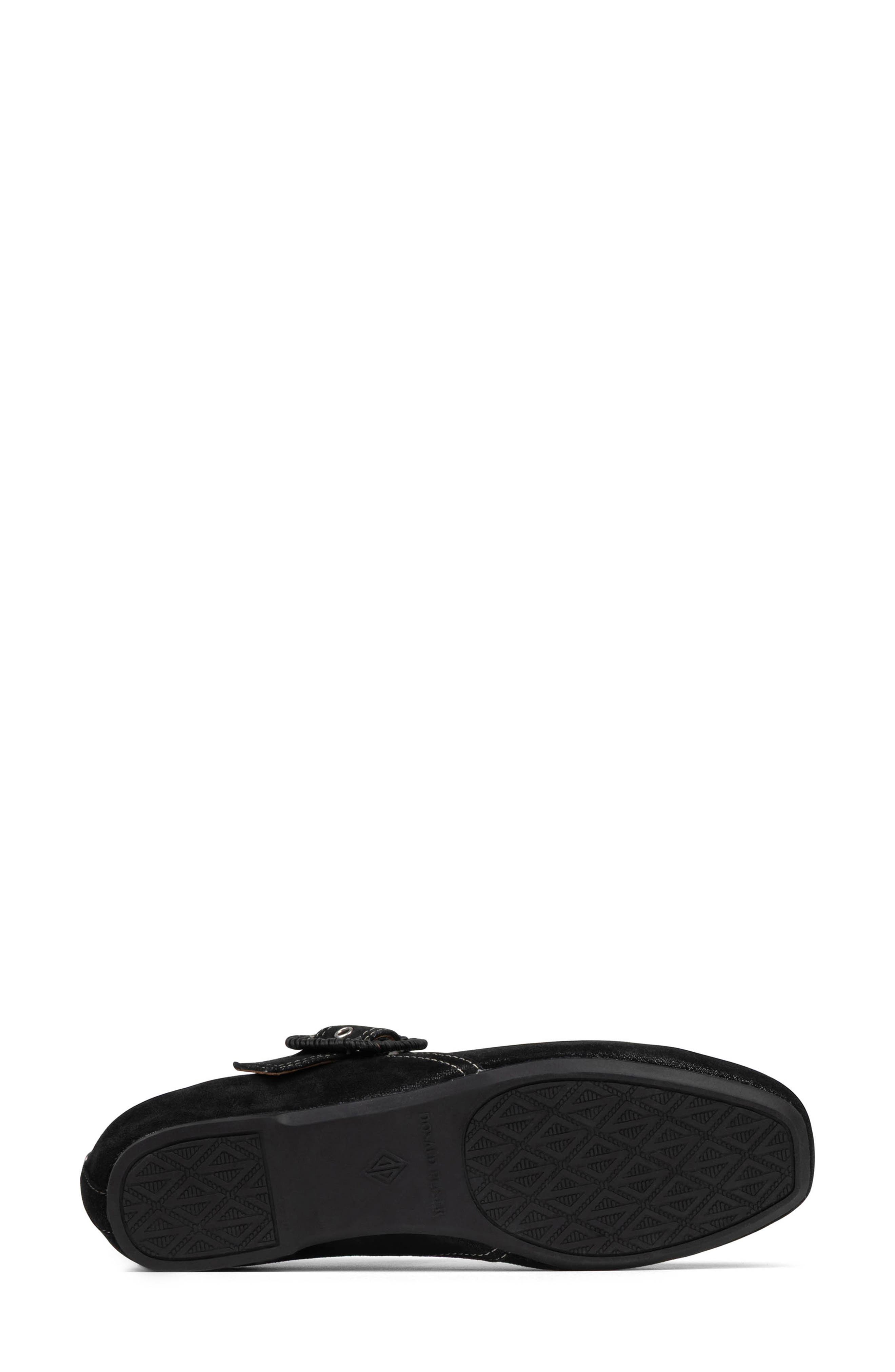 Donald Pliner Lavana Buckle Ballet Flat, Alternate, color, Black