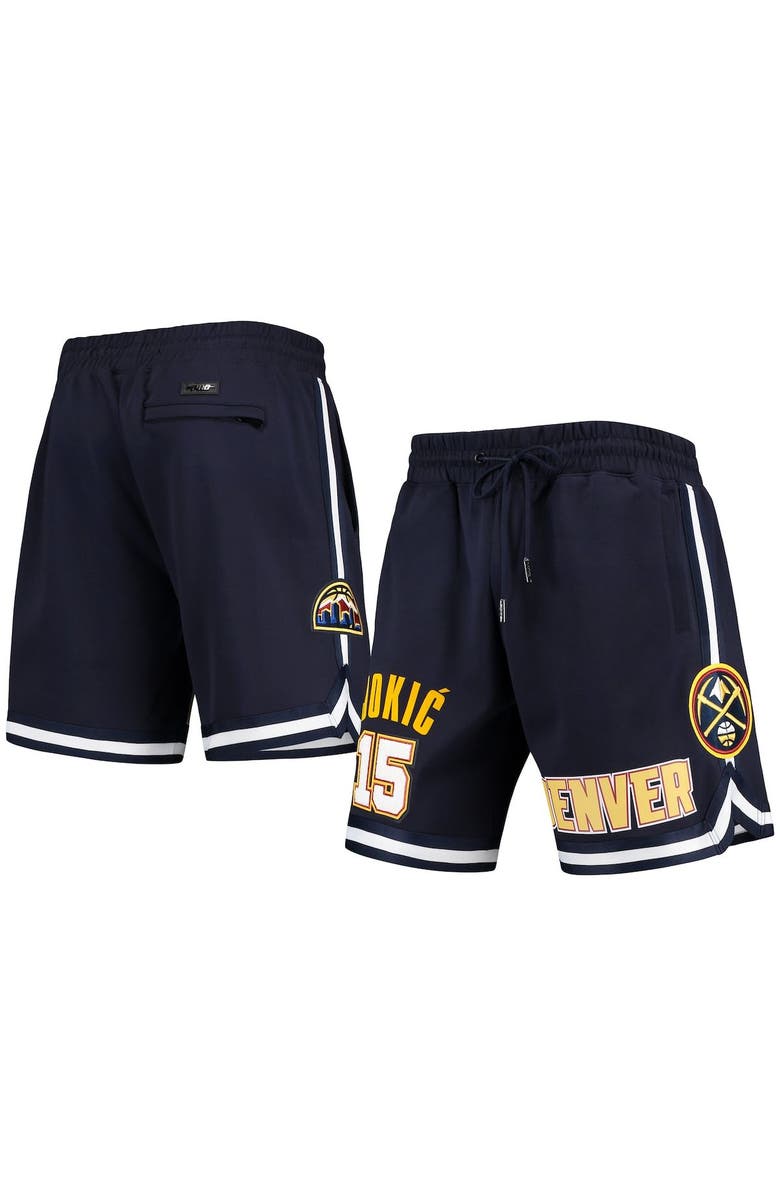 PRO STANDARD Men's Pro Standard Nikola Jokic Navy Denver Nuggets Team Player Shorts, Main, color, 