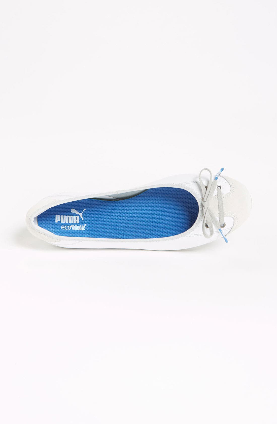'Lily' Ballet Flat, Alternate, color, WHITE