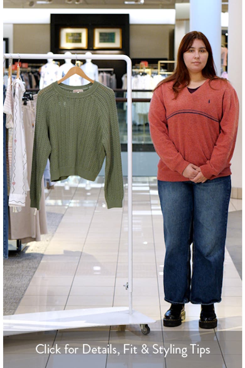 Mina Cotton Pointelle Sweater video