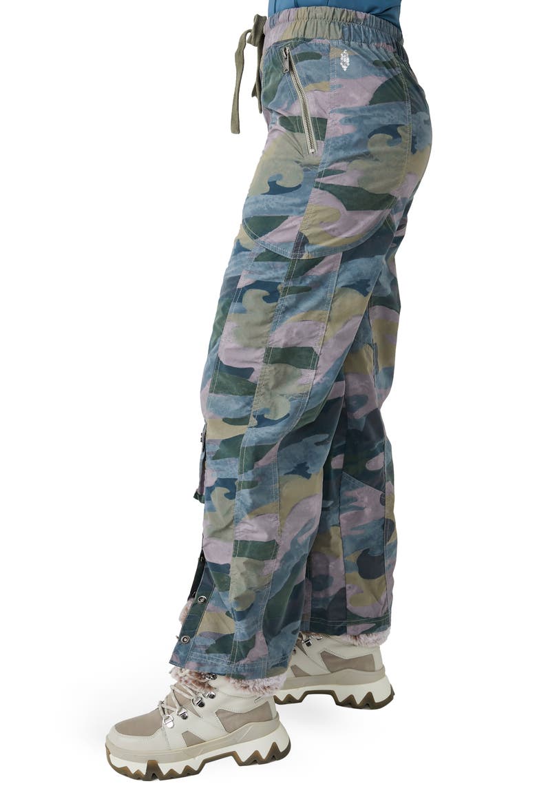 Stadium Camouflage Print Pants, Alternate, color, FOREST CAMO COMBO