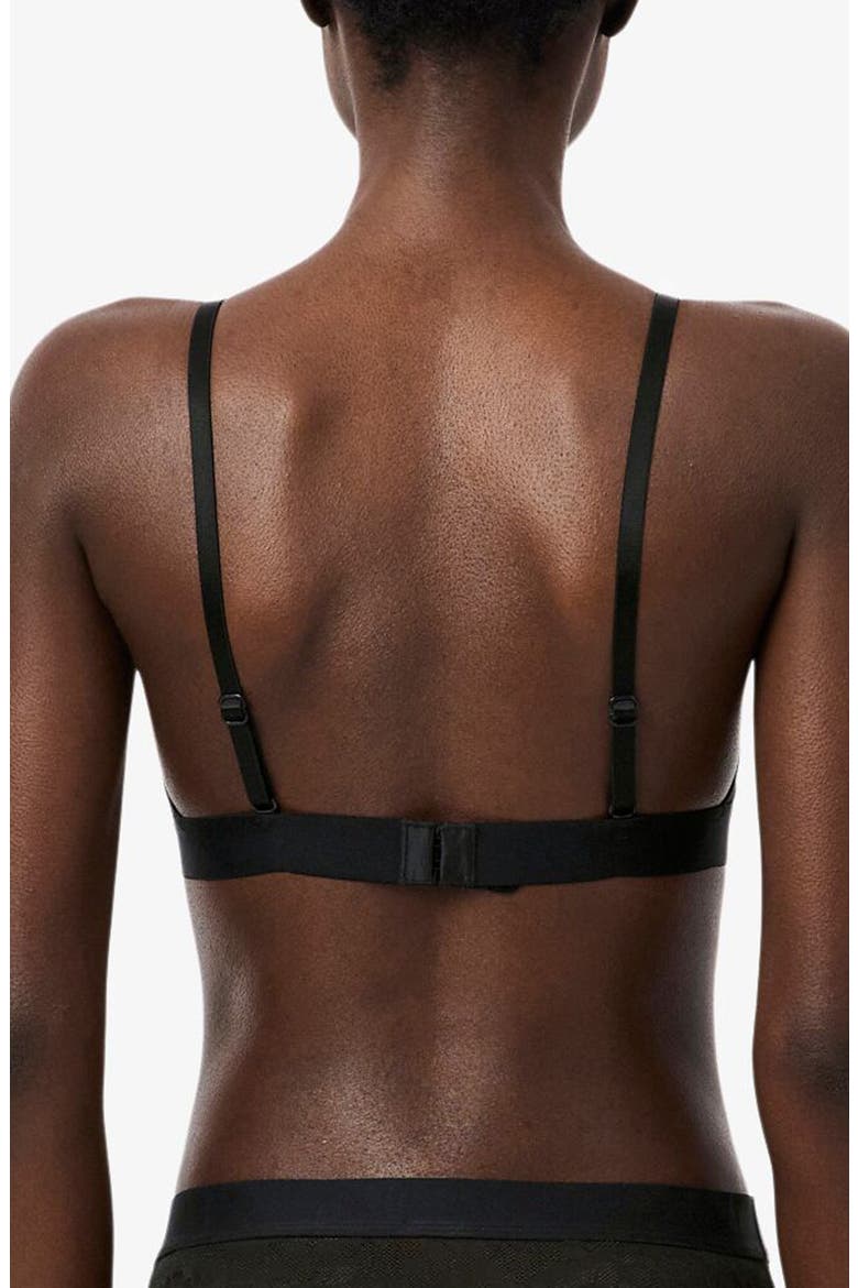 Wireless Lace Bra, Alternate, color, 031 - NOIR