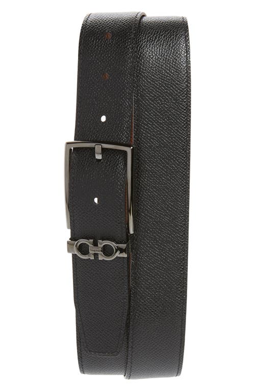 Ferragamo Reversible Leather Belt In Multi