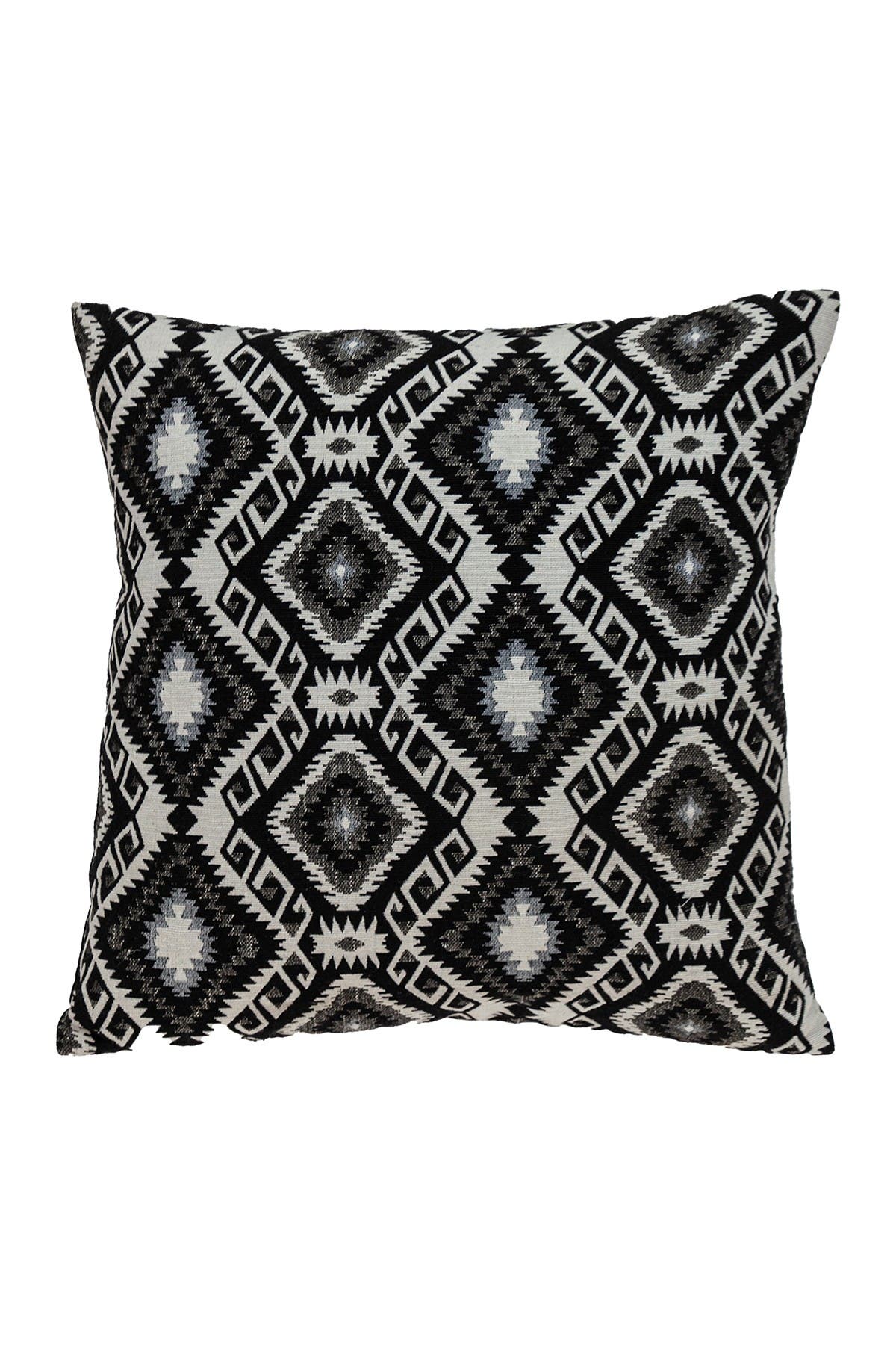 PARKLAND COLLECTION Habib Transitional Black Throw Pillow