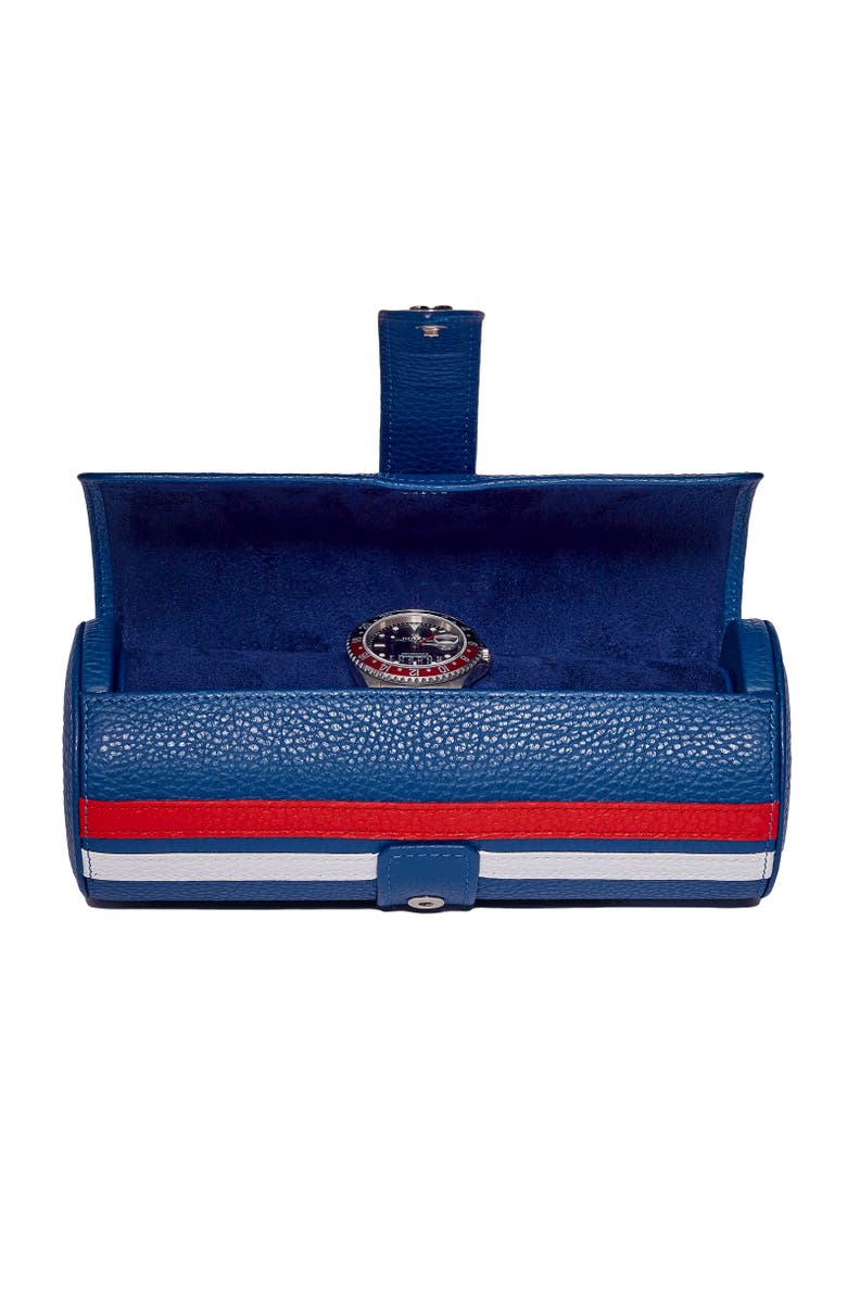 Rapport London GREENWICH THREE WATCH ROLL, Main, color, Navy