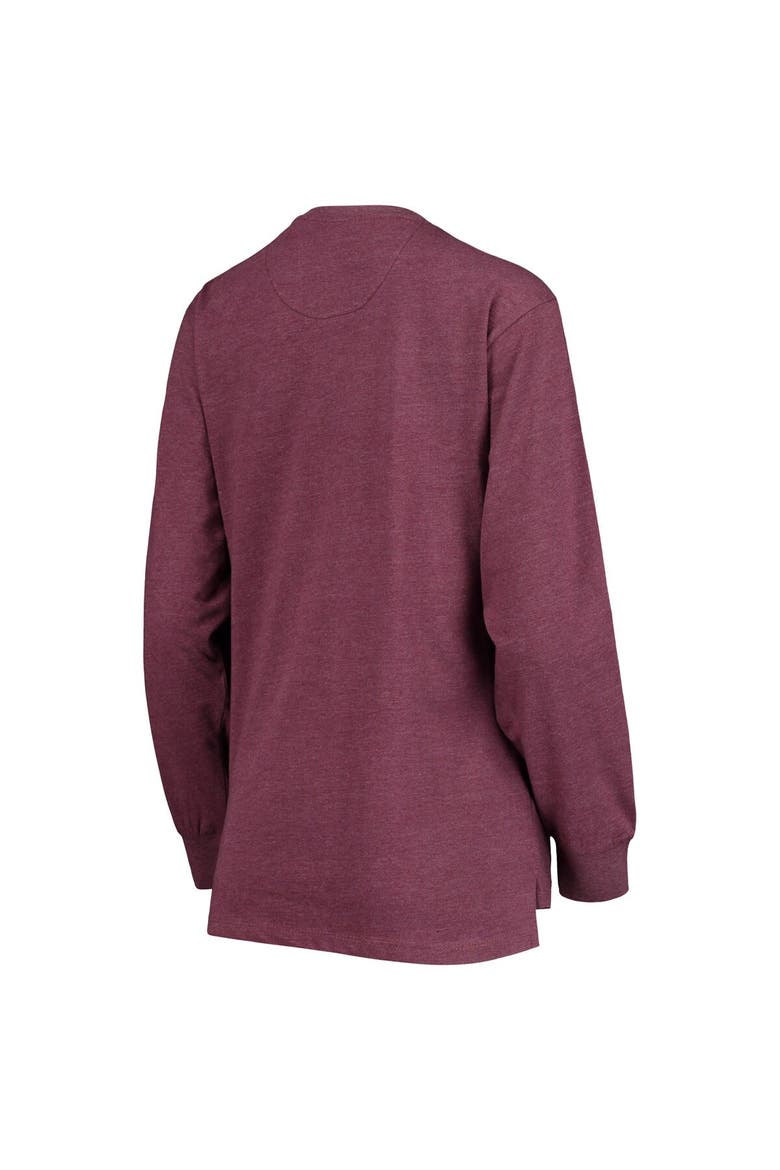 Women's Pressbox Maroon Minnesota Golden Gophers Two-Hit Canyon Long Sleeve T-Shirt, Alternate, color, Maroon