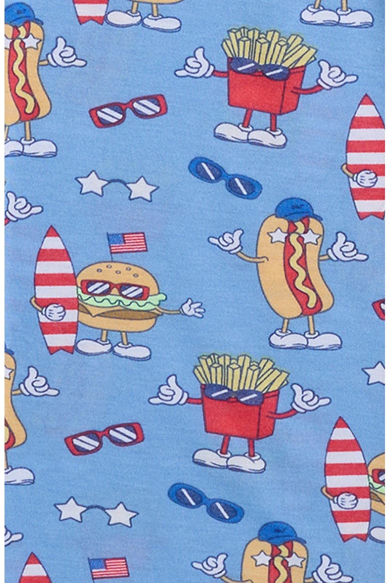 Kids' Knit Pajama Pants, Alternate, color, COOKOUT FUN