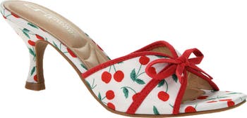 Jump Up Cherry Slide Sandal