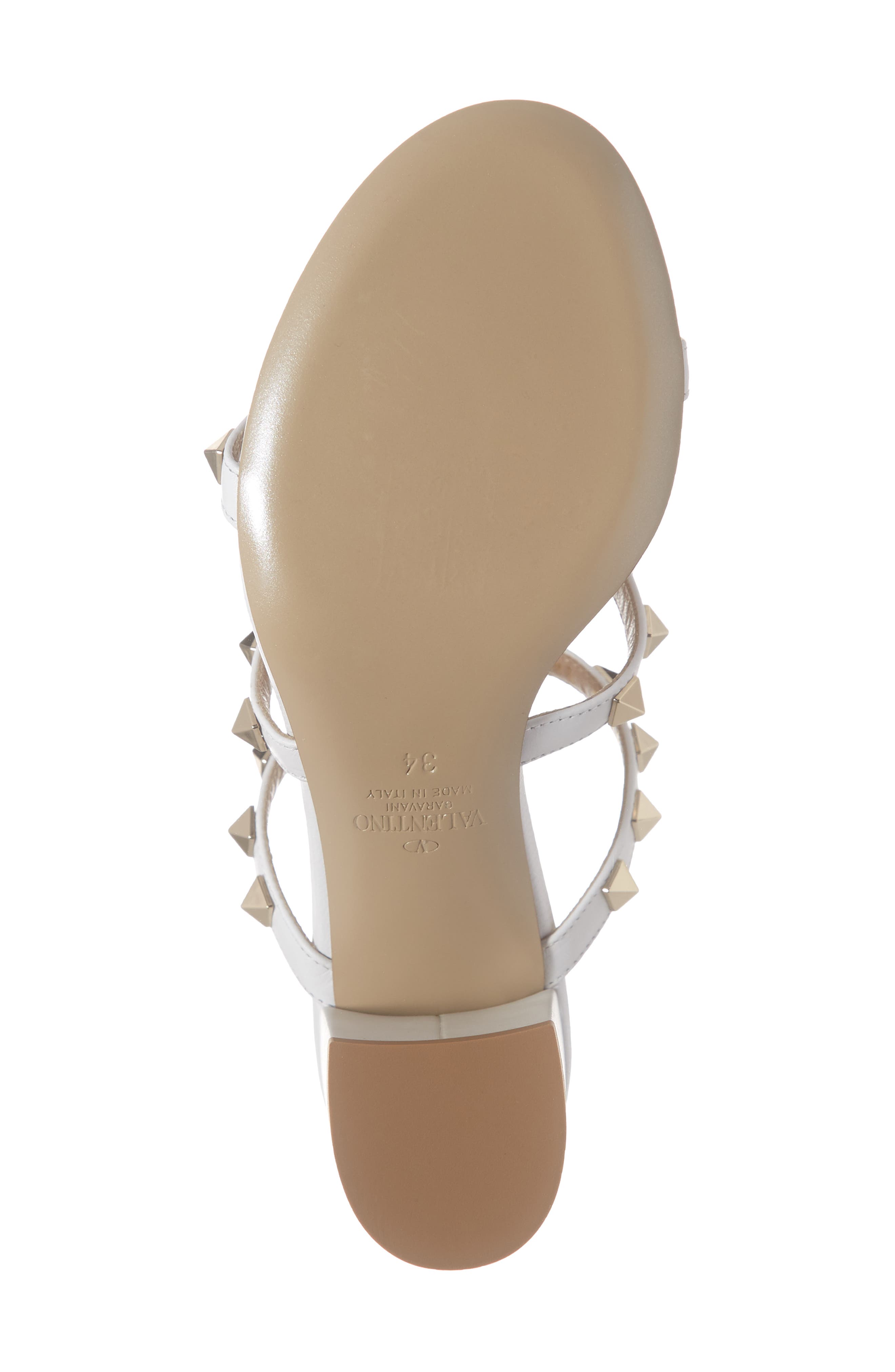 Valentino Garavani Rockstud Slide Sandal, Alternate, color, 