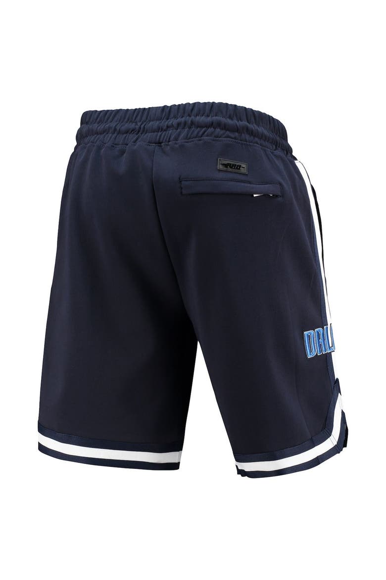 Men's Pro Standard Navy Dallas Mavericks Chenille Shorts, Alternate, color, Navy
