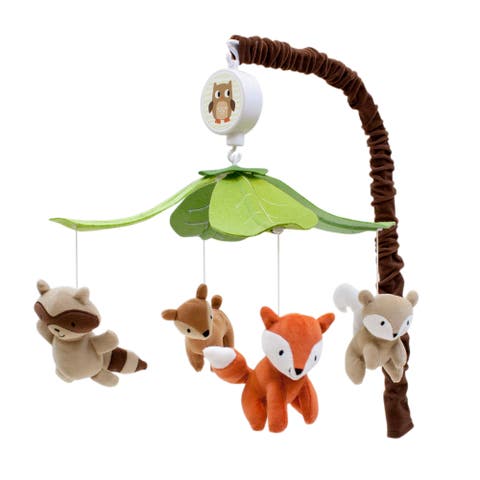Woodland Tales Forest Animals Musical Baby Crib Mobile