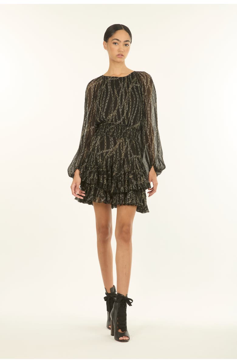 SECRET MISSION Chelsea Midi Dress, Main, color, Black