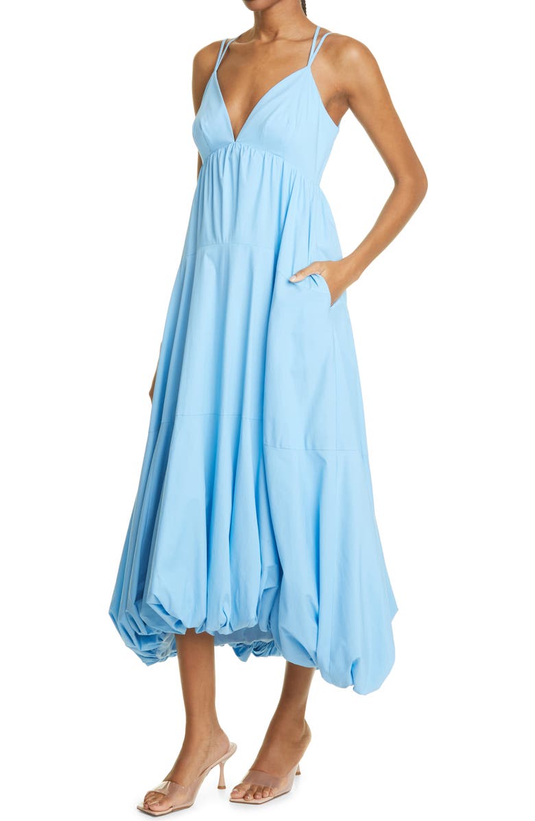 Cinq à Sept Effie Balloon Hem Midi Dress, Alternate, color, 