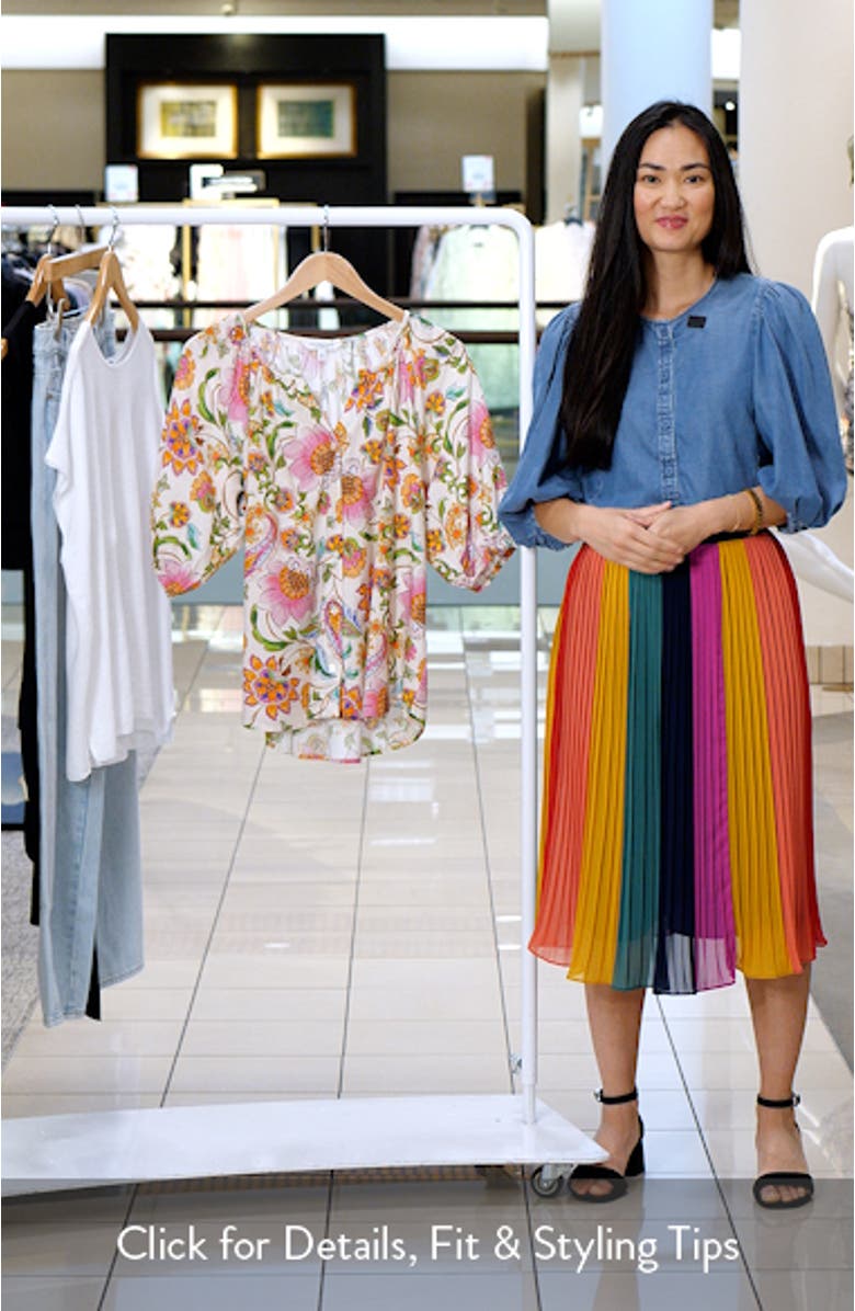 Floral Button-Up Shirt, sales video thumbnail