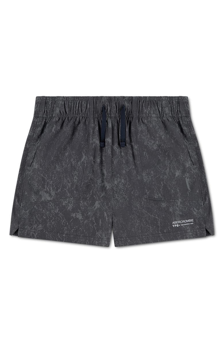 abercrombie kids Kids' Motiontek Shorts, Main, color, Phantom