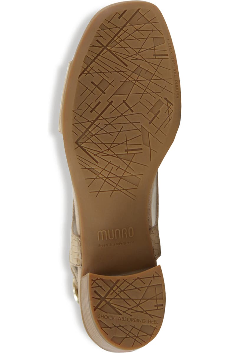 Munro Jenny Sandal, Alternate, color, Tan Croc Nubuck