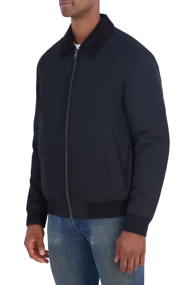 Heritage Shirt Collar Jacket, Alternate, color, BLACK