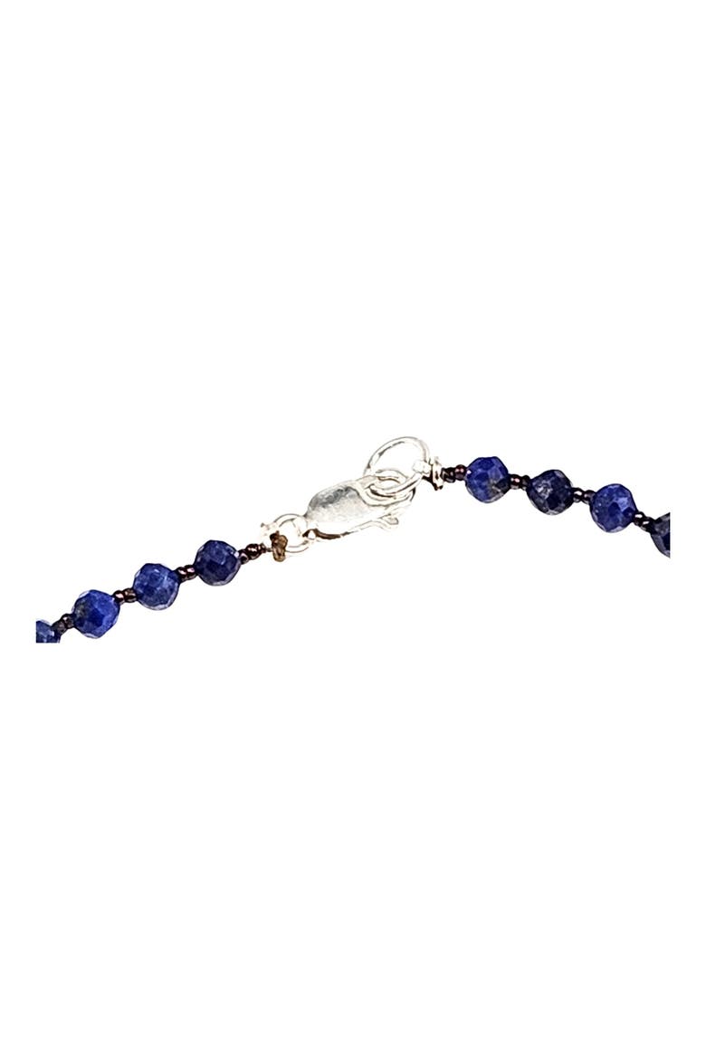 Faceted Lapis Necklace, Alternate, color, Blue