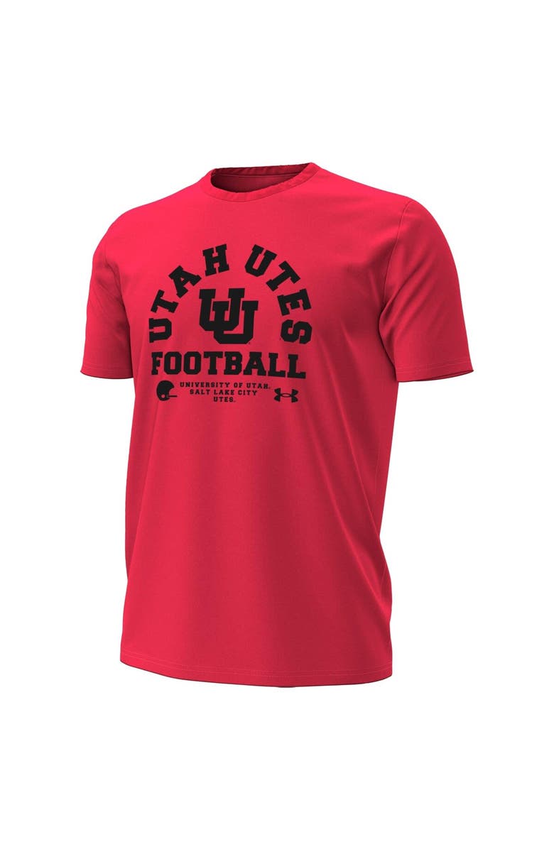 Under Armour Men's Under Armour  Red Utah Utes 2025 Sideline Football Performance T-Shirt, Alternate, color, 
