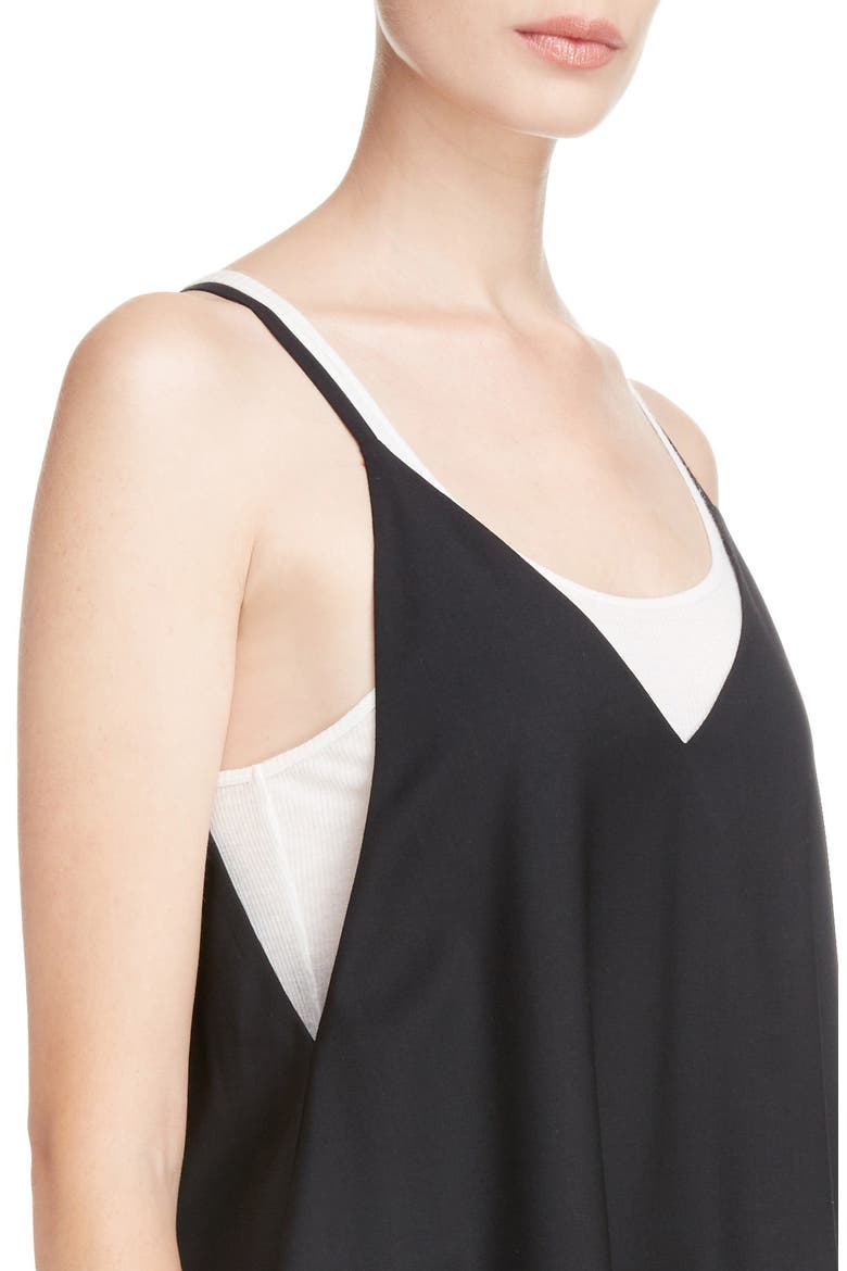 Trapeze Slipdress, Alternate, color, BLACK