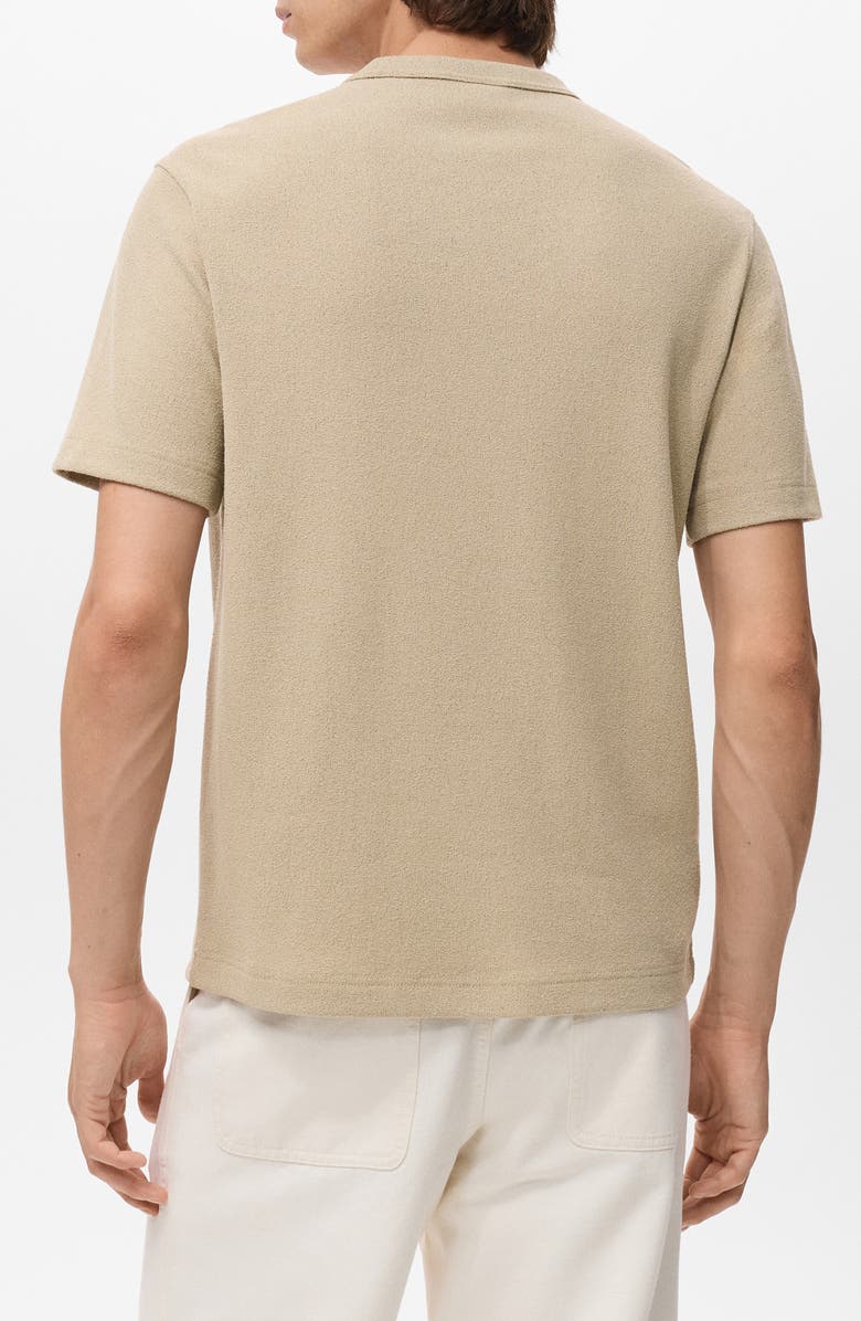 MANGO Fine Knit T-Shirt, Alternate, color, Beige