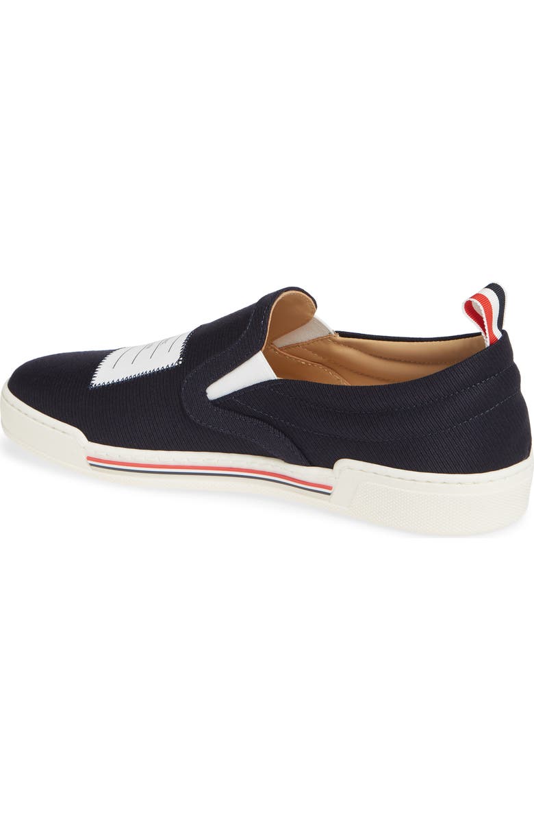 Thom Browne 4-Bar Slip-On Sneaker, Alternate, color,