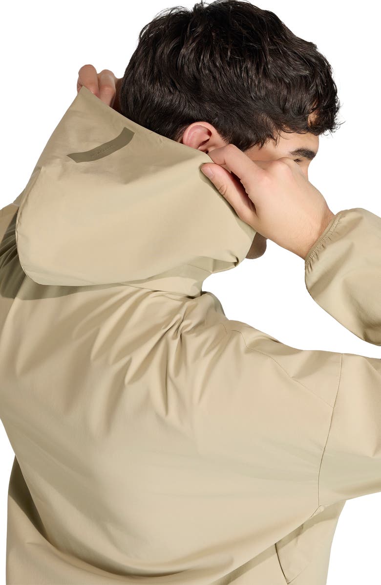 adidas Z.N.E. Woven Hooded Track Jacket, Alternate, color, Wonder Cargo