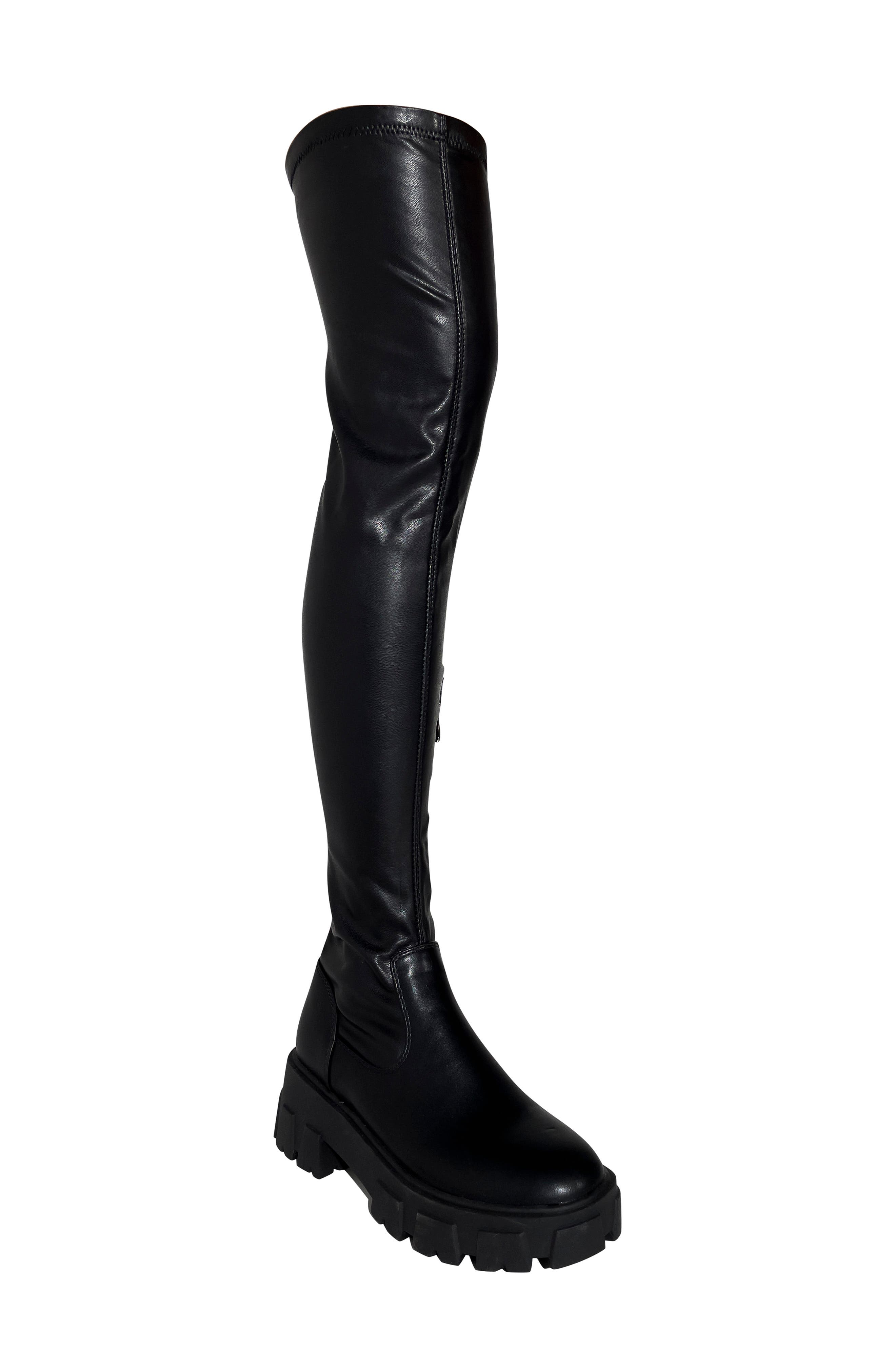 AZALEA WANG Eureva Platform Over the Knee Boot, Main, color, 