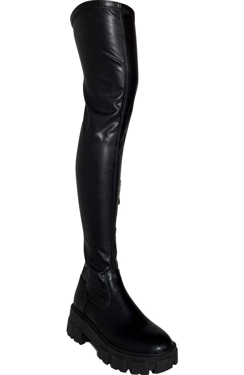AZALEA WANG Eureva Platform Over the Knee Boot, Main, color,