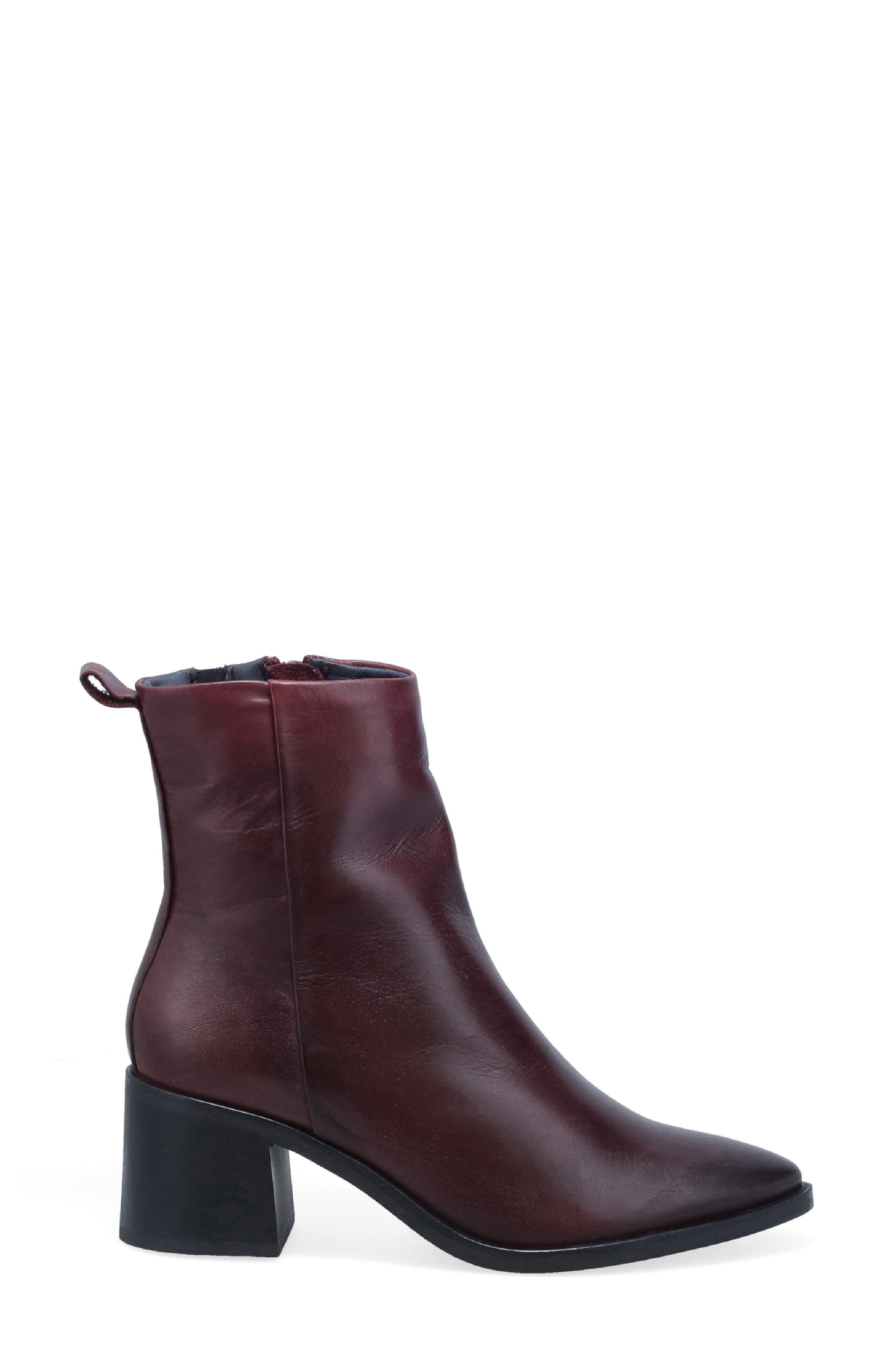 Jessica Block Heel Bootie, Alternate, color, WINE