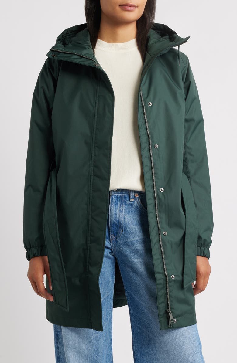 Helly Hansen Classic Insulated Trench Coat, Alternate, color, Dark Jungle