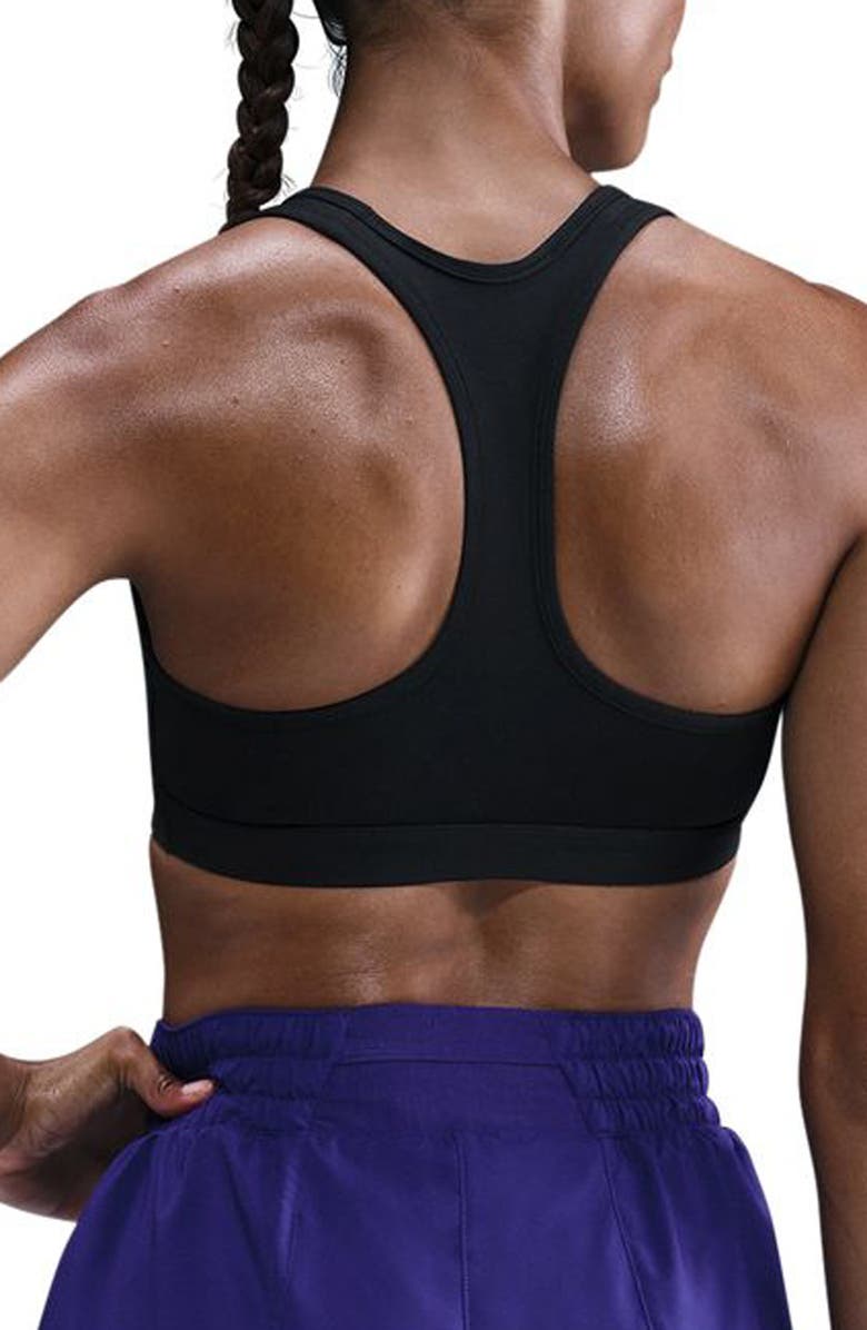 Nike Swoosh Medium Support Dri-FIT Unpadded Sports Bra, Alternate, color, 