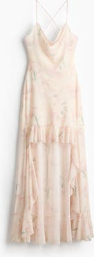 H&M Mesh High-low Dress