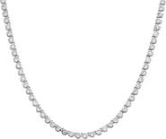 BY ADINA EDEN CZ Bezel Tennis Necklace