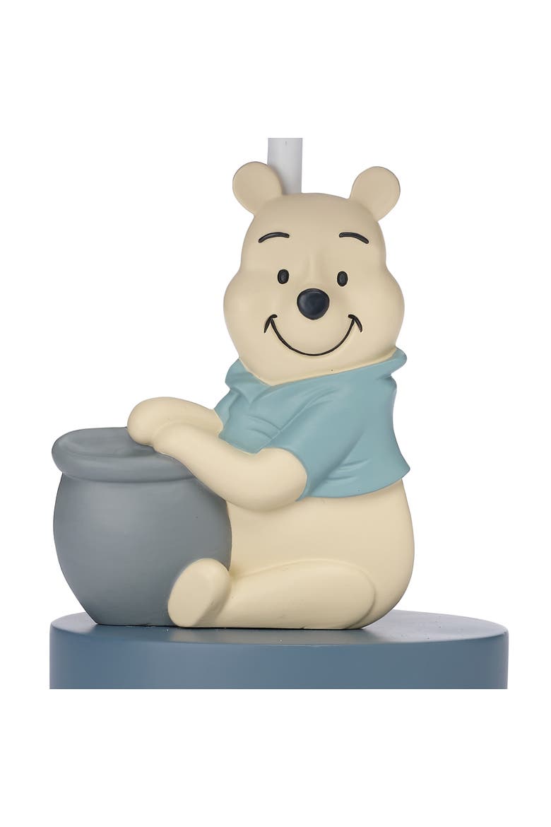 Disney Baby Forever Pooh Lamp with Shade & Bulb, Alternate, color, Gray