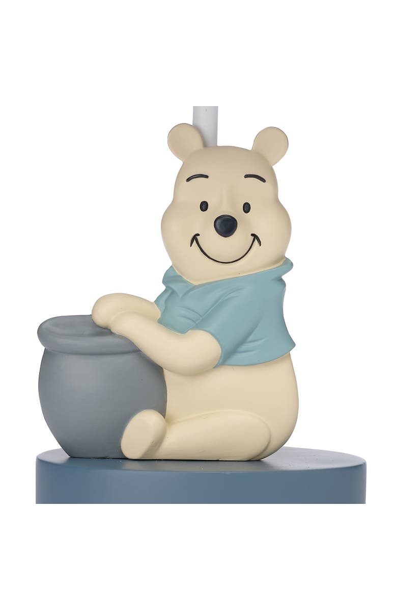 Lambs & Ivy Disney Baby Forever Pooh Lamp with Shade & Bulb, Alternate, color, Gray