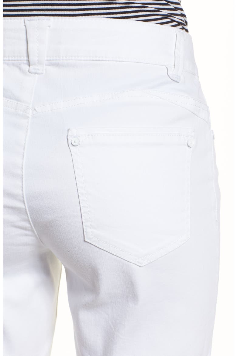 Denim Shorts, Alternate, color, OPTIC WHITE