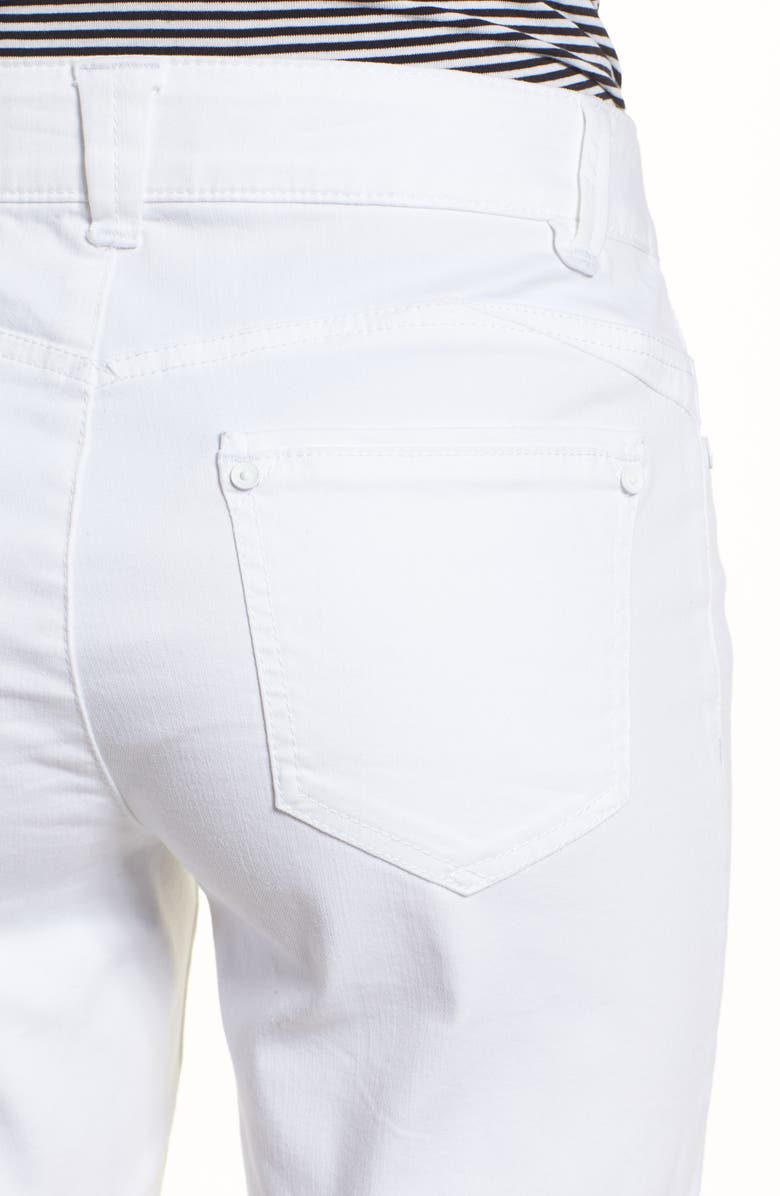 Wit & Wisdom 'Ab'Solution Denim Shorts, Alternate, color, Optic White