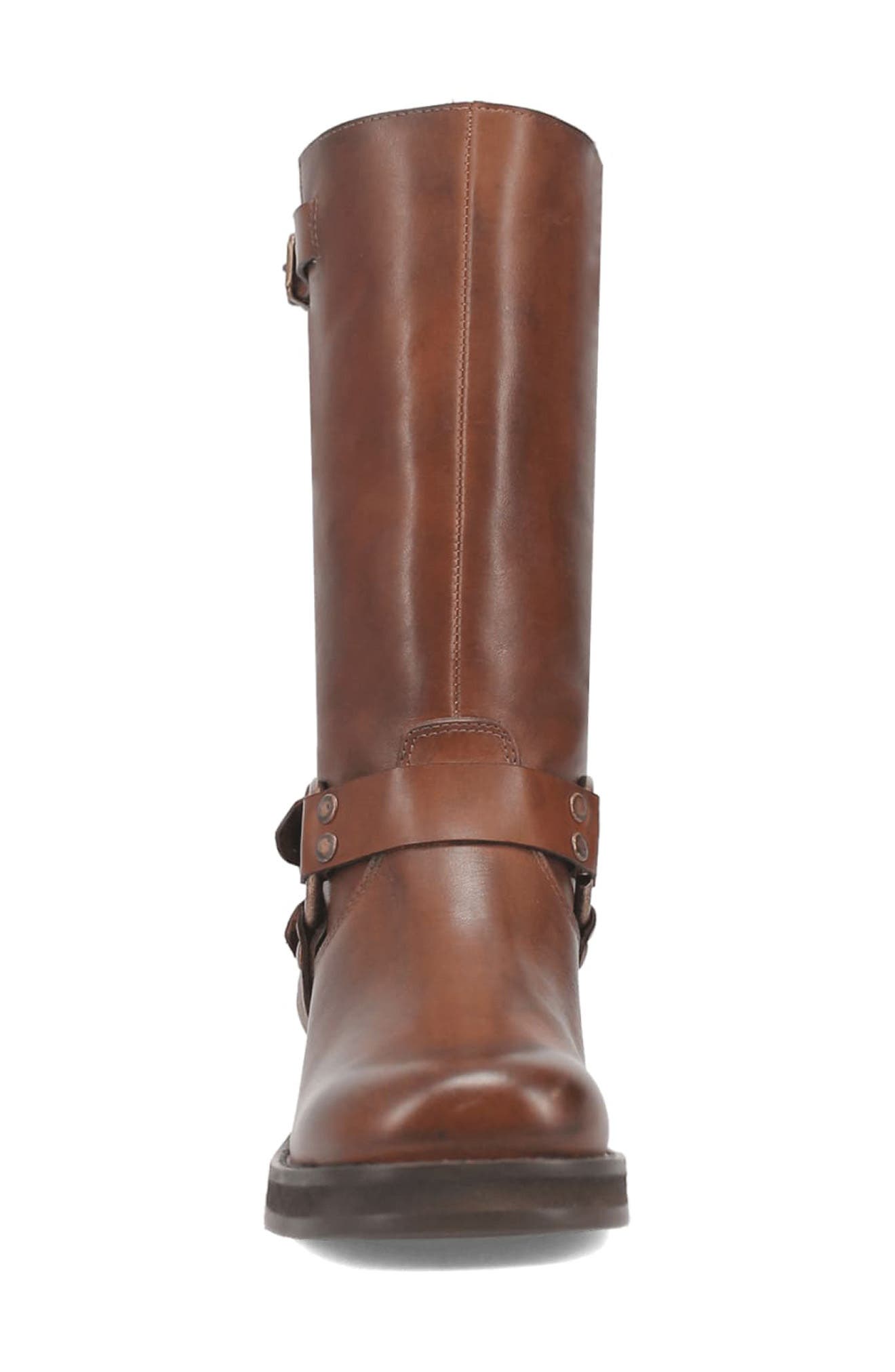 Harlee Moto Boot, Alternate, color, BROWN