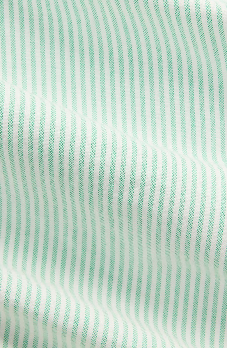 Polo Ralph Lauren Stripe Classic Fit Oxford Button-Down Shirt, Alternate, color, Summer Emerald/ White
