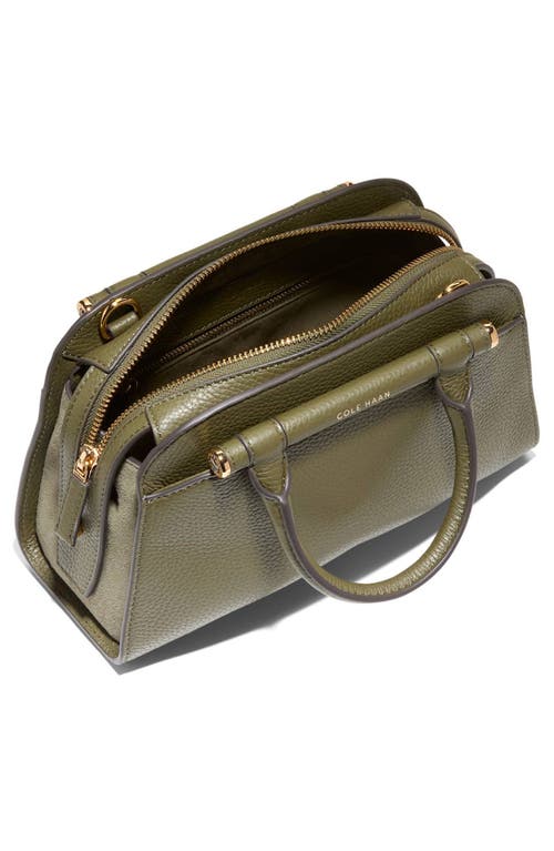 Cole Haan Small Catherine Leather Satchel In Green