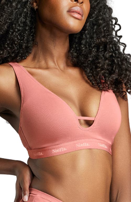 SIELLA SIELLA ORGANIC COTTON PLUNGE FOAM BRA 